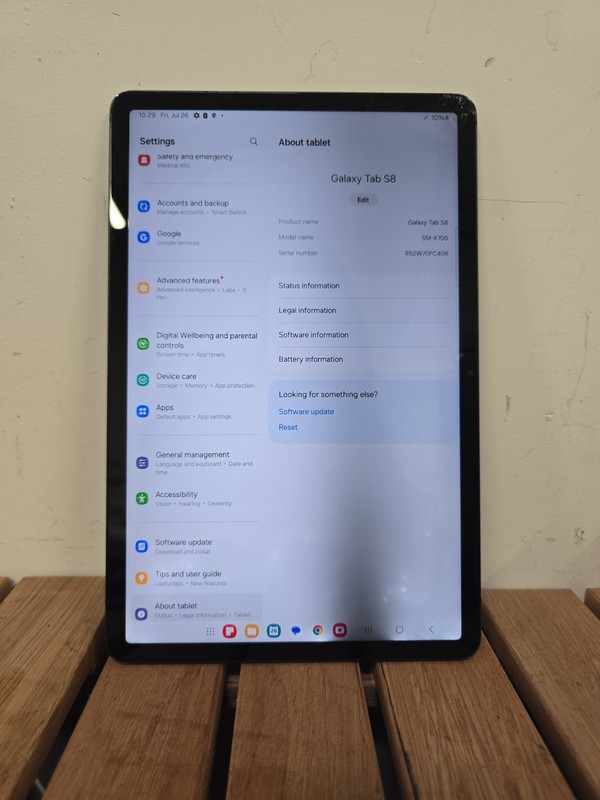 Samsung Galaxy Tab S8 11&Prime; 128GB Wi-Fi – Good Condition