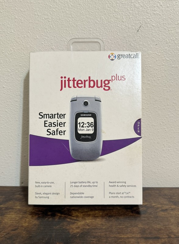 Samsung Jitterbug Plus SCH-R220 – Silver GreatCall Cellular Phone