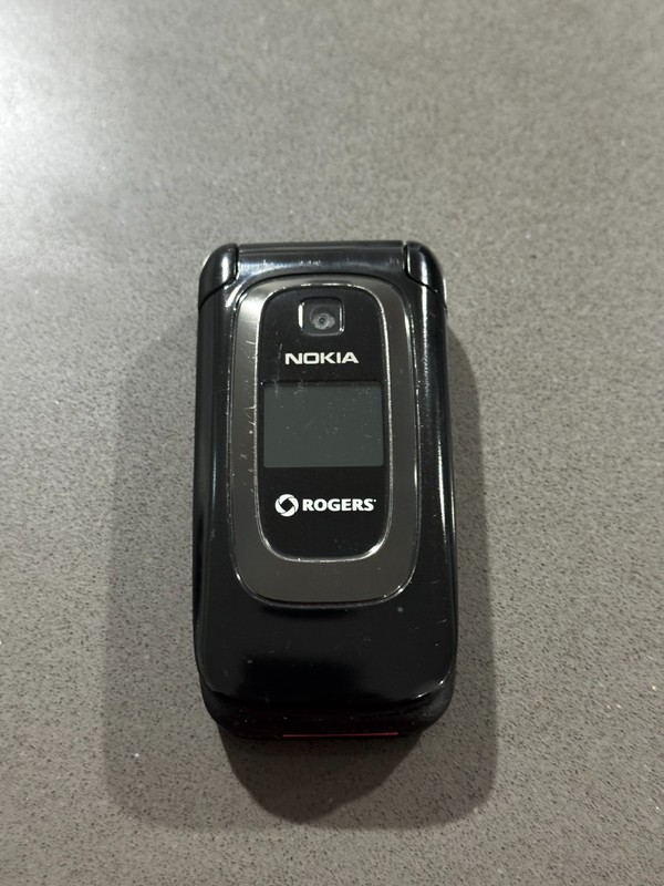 Nokia 6085 Flip Flop Cellphone – Black (Rogers Wireless) (CA)