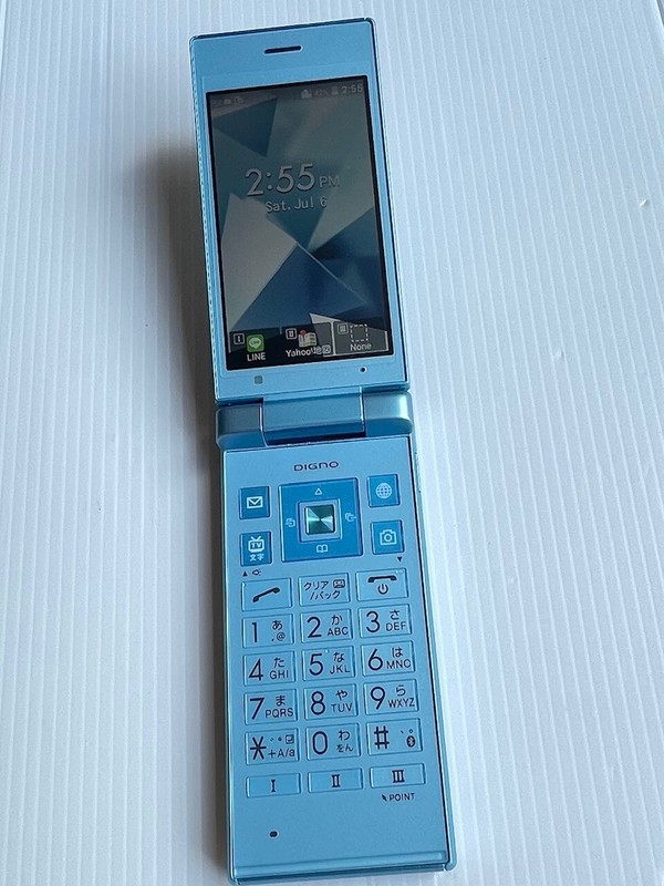 Kyocera 701KC/702KC Digno Keitai2 Android Flip Phone Unlocked From Japan