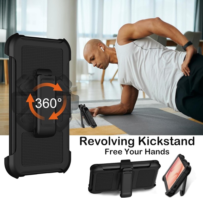 Samsung Galaxy S26 Ultra Case with Belt Clip Holster, Heavy Duty Shockproof Bump gallery