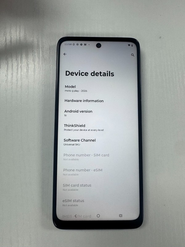 Motorola Moto G Play 2026 - XT2615 64GB - Blue (Xfinity ) - Excellent gallery