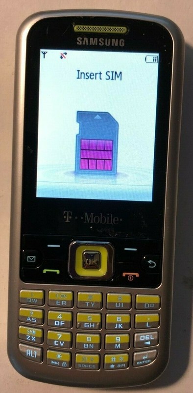 READ Samsung SGH T349 (Consumer Cellular) Black Phone Fast Ship MINT