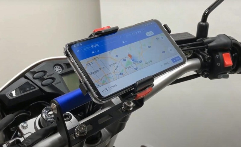 For Universal off-road motorcycle Phone GPS Navigation Bracket Mount Holder Bar gallery