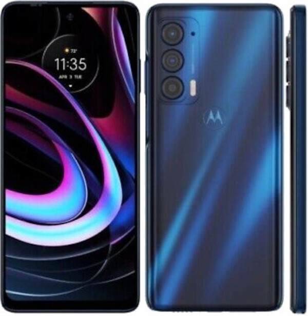 Android Motorola Moto Edge 5G 2021 XT2141 Nebula Blue 256GB VERIZON Open Box A+ gallery