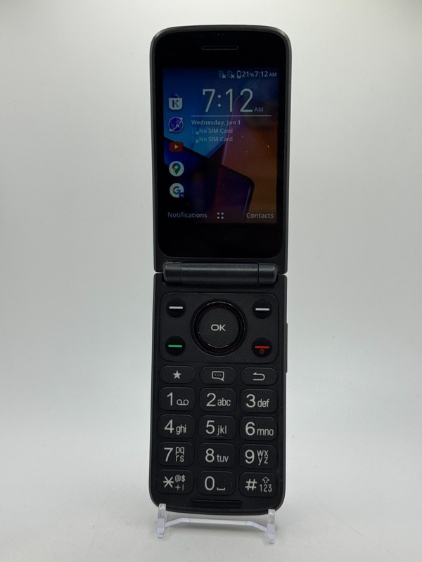 TCL T440W Flip 4 5G – 32GB – Gray – Flip Phone – (Metro) – Works Great – Used