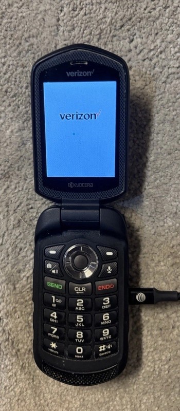 Kyocera DuraXV LTE E4610 Verizon Rugged Flip Phone Tested Working