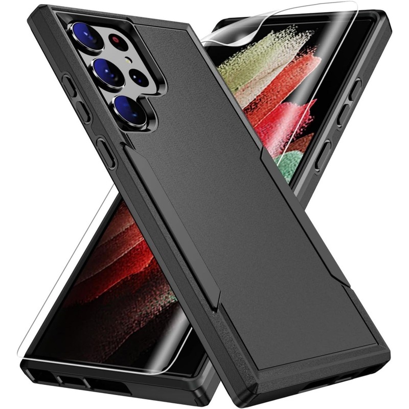 Funda Grado Militar Con Protector De Pantalla Case Para Samsung Galaxy S23 Ultra