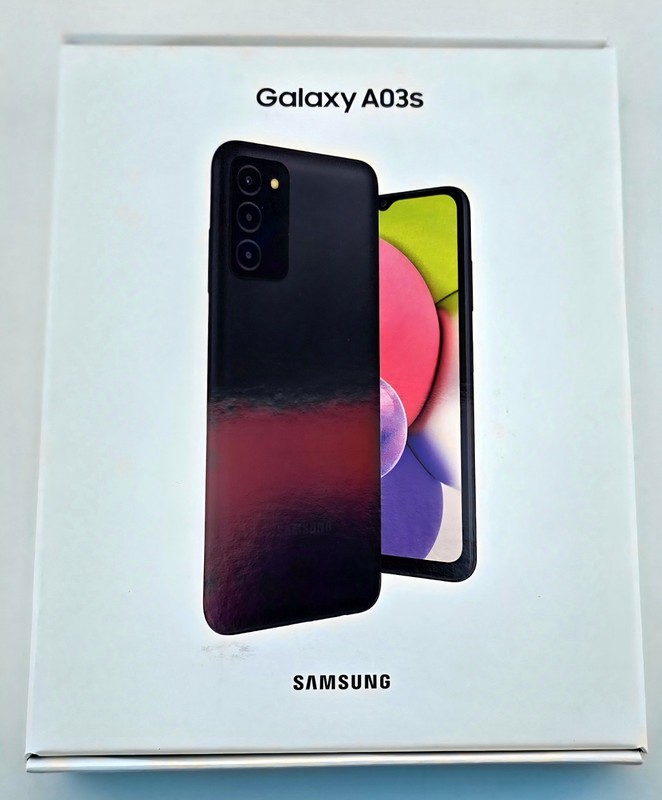 Samsung Galaxy A03s, 32GB, Black (Locked) New Open Box