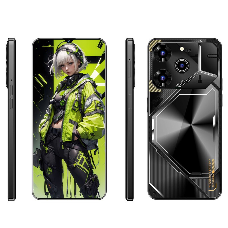 Pova 6 Pro Smartphone Android 6.5 » Unlocked 4+64GB 5000mAh 12+24MP Dual Camera
