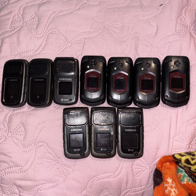 EXCELLENT CONDITION #2 VERIZON KYOCERA DURAXV E4520 RUGGED WATER-RESISTANT LOT