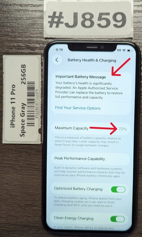 Apple iPhone 11 Pro 256GB SPACE GRAY (Unlocked) - Read Seller Notes gallery