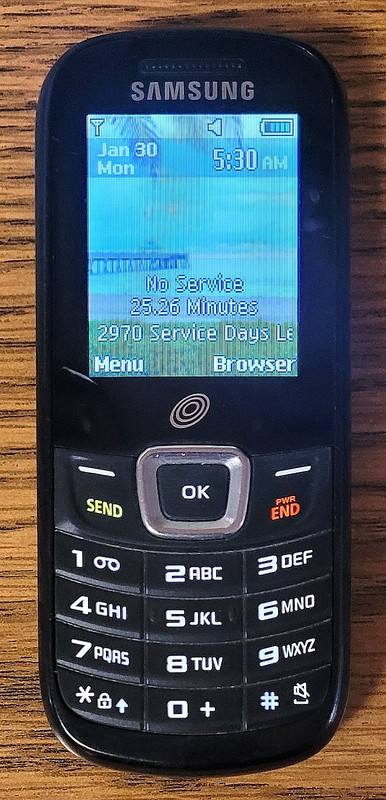 Samsung SGH-S150G – Black and Gray ( TracFone ) Rare Cellular Phone