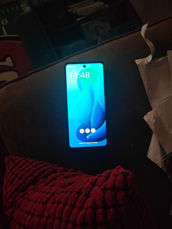 Moto G Play 2024 Smartphone Grey Locked & Cracked Screen SEE DESCRIPTION