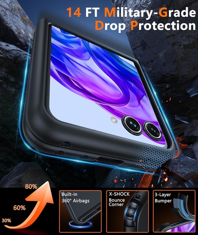 Motorola Razr Plus 2025/2024 Case Translucent Matte Shockproof Scratch Resistant gallery