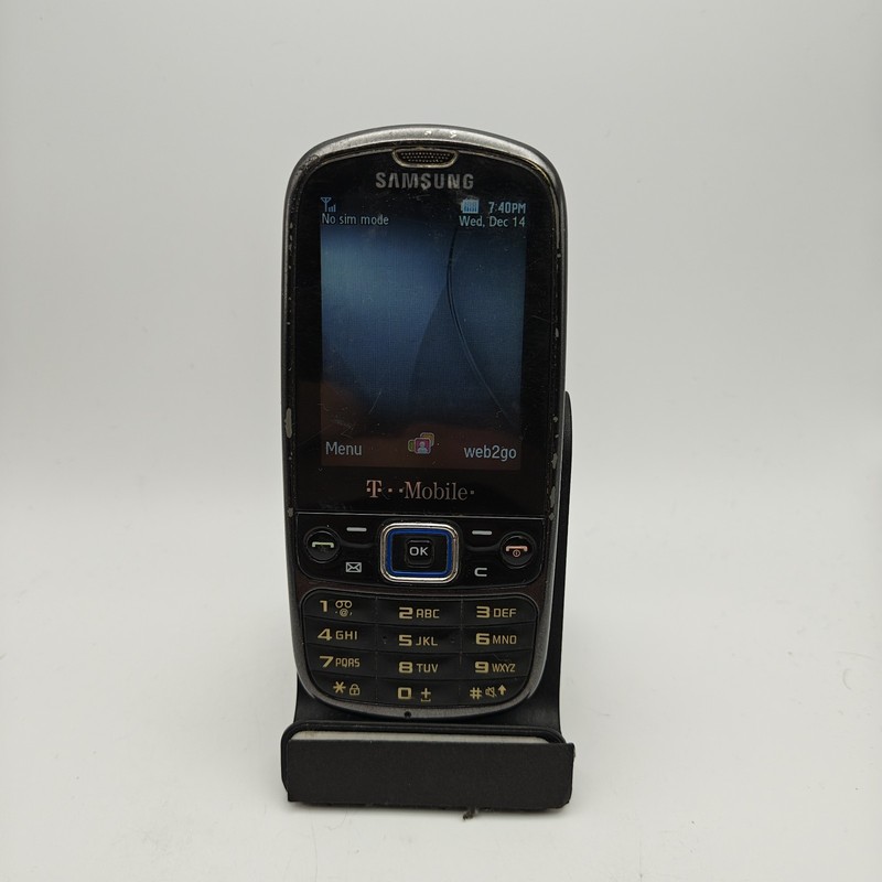 Samsung Gravity 3 T479 Vintage Messaging Phone (T-Mobile) – Black/Blue #2819