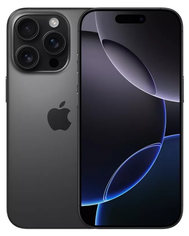 Apple iPhone 16 Pro 128GB A3083 Black Titanium Spectrum Smartphone Fair G2U