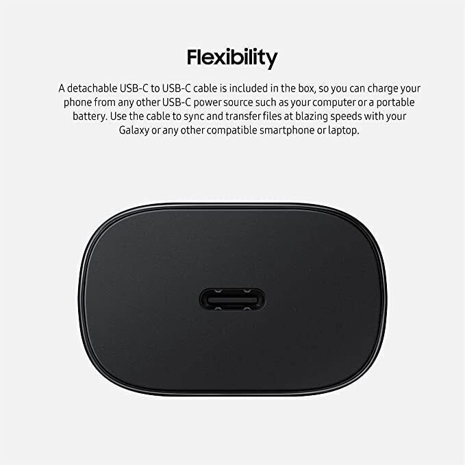 45w Type USB-C Super Fast Wall Charger 6FTS Cable For Samsung Galaxy S23 S22 S21 gallery