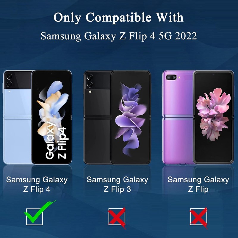 2PCS Screen Protector & Camera Lens Protector for Samsung Galaxy Z Flip 4 6.1 In gallery