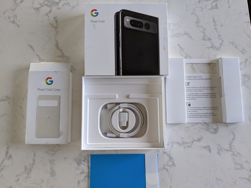 Google Pixel Fold 5G Smartphone 512GB, Obsidian Black, Unlocked gallery