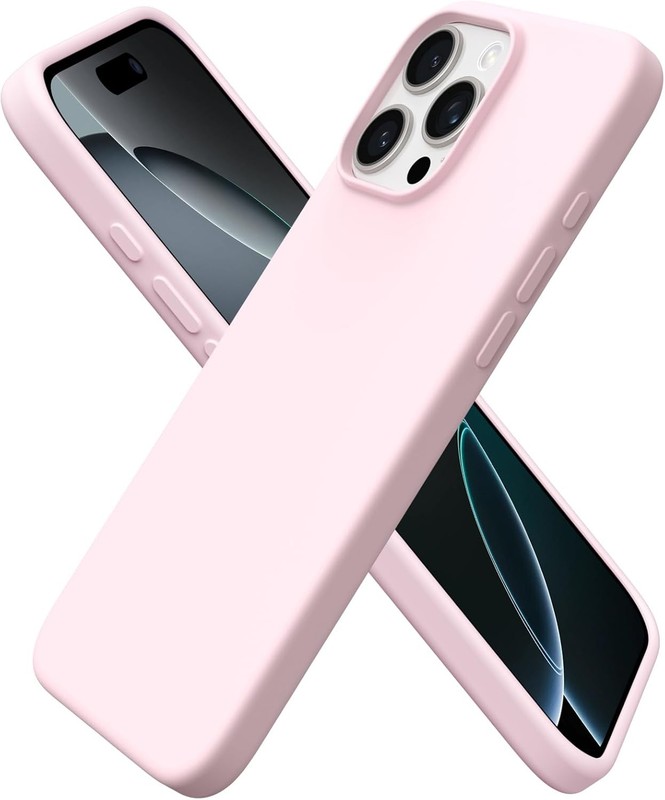 Shockproof Silicone Cover for iPhone 16 Pro Max 6.9&Prime;, Slim Soft Gel Rubber Case