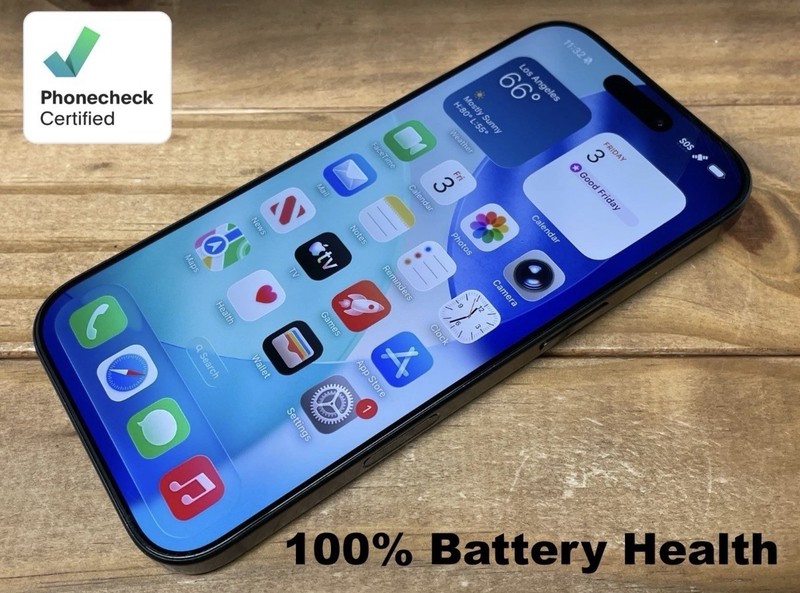 Apple iPhone 16 Pro 128GB Black 5G SPECTRUM ONLY iOS 48MP Camera A2848