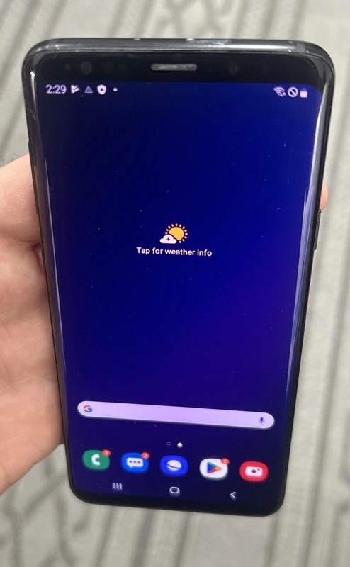 Samsung Galaxy S9+ (SM-G965U1) 64GB – Blue (Unlocked) – BLEMISHED – 28410