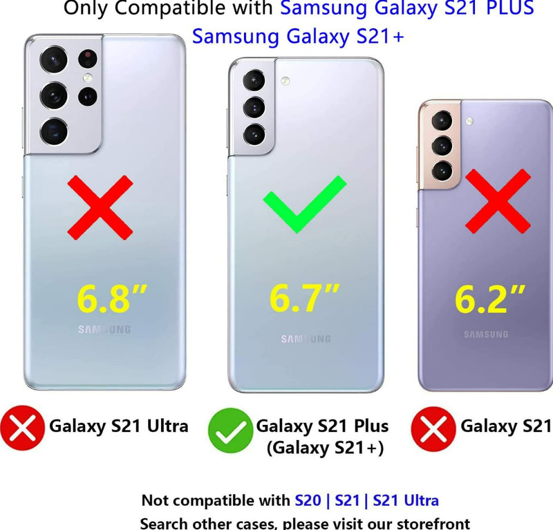 For Samsung Galaxy S21 Plus Case w/ Military Grade Drop Tested Heavy Duty Cover gallery