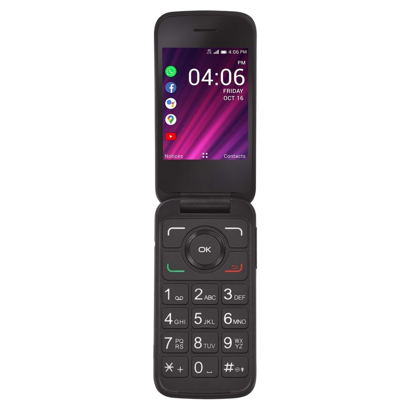 Alcatel MyFlip 2 A406DL Tone Black Unlocked – Excellent Condition