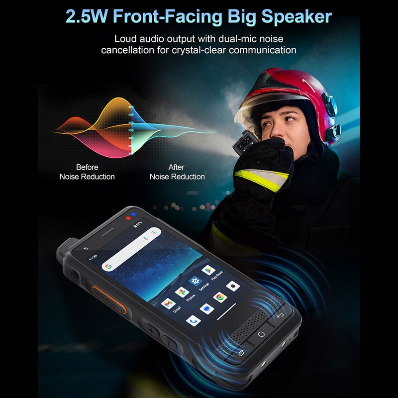 Unlock 4G Android 15 Rugged Phone Waterproof Builder Mobile Dual SIM UNIWA F400 gallery