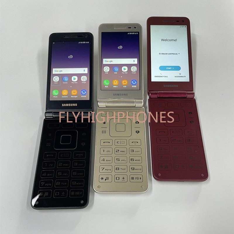 Samsung Galaxy Folder2 SM-G160N 16GB+2GB Flip Unlocked SmartPhone- New Unopened gallery