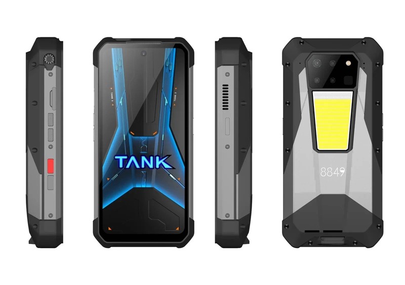 EU MX Warehouse 8849 Tank 3 Pro by Unihertz Rugged Smartphone 5G with 100 Lumens