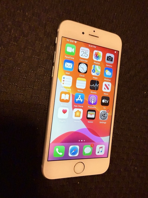Apple iPhone 6s 64GB Silver 97% Battery Health Clean IMEI iOS 13 – Tested