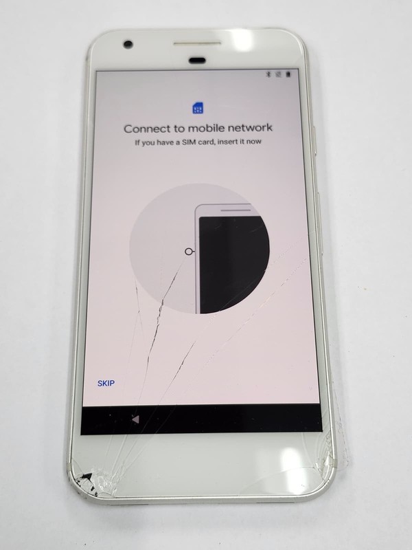 DEFECTIVE – Google Pixel 1 – 32GB – White – Unlocked – Pixel – 12804