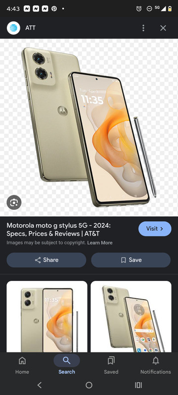 Motorola Moto G Stylus 5G - 128 GB - Emerald (Boost Mobile) gallery