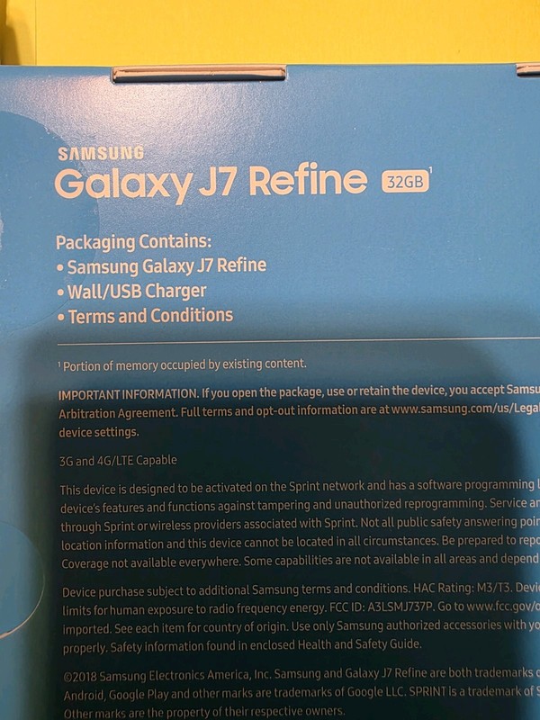 Samsung Galaxy J7 Refine 32GB SM-J737P - Used Works Great "As Is" gallery
