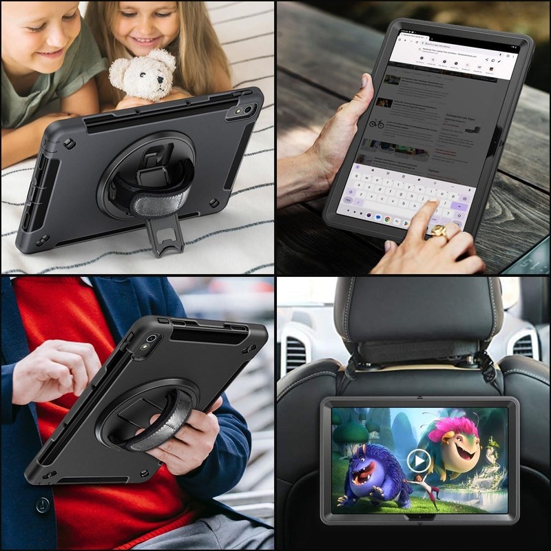 Tablet Case & Screen Protector for Lenovo Tab P11 11.5 Inch 360 Rotating Kicksta gallery