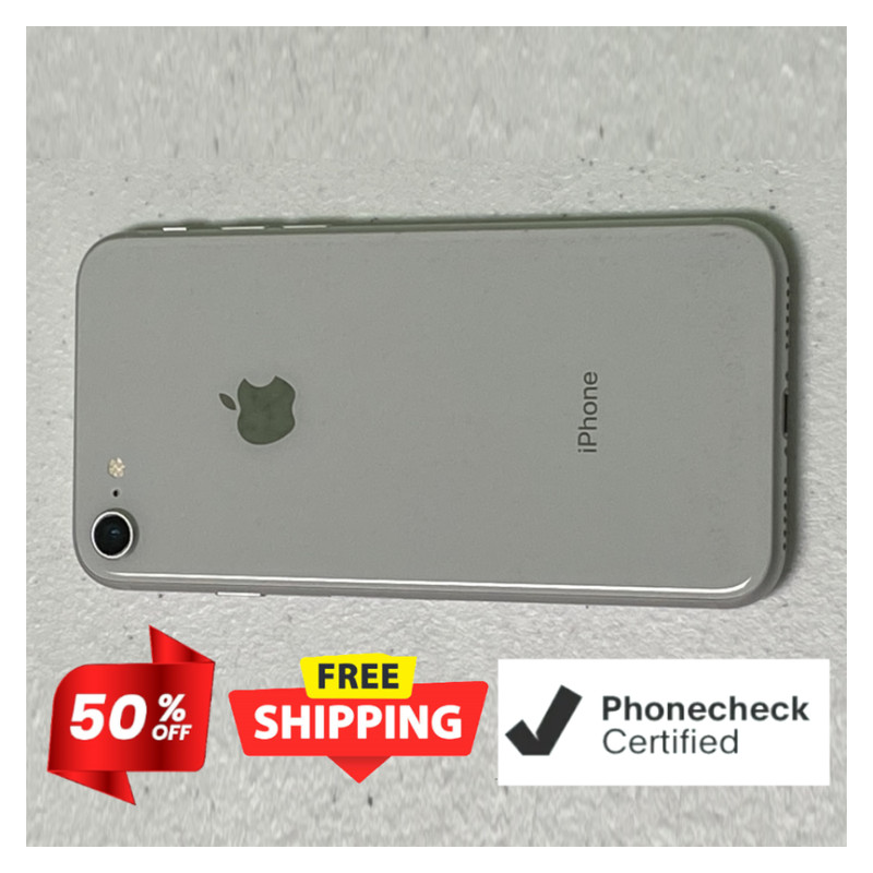 Apple iPhone 8 Unlocked Verizon At&t WiFi 64GB 128GB Gold Silver Gray iOS 4G