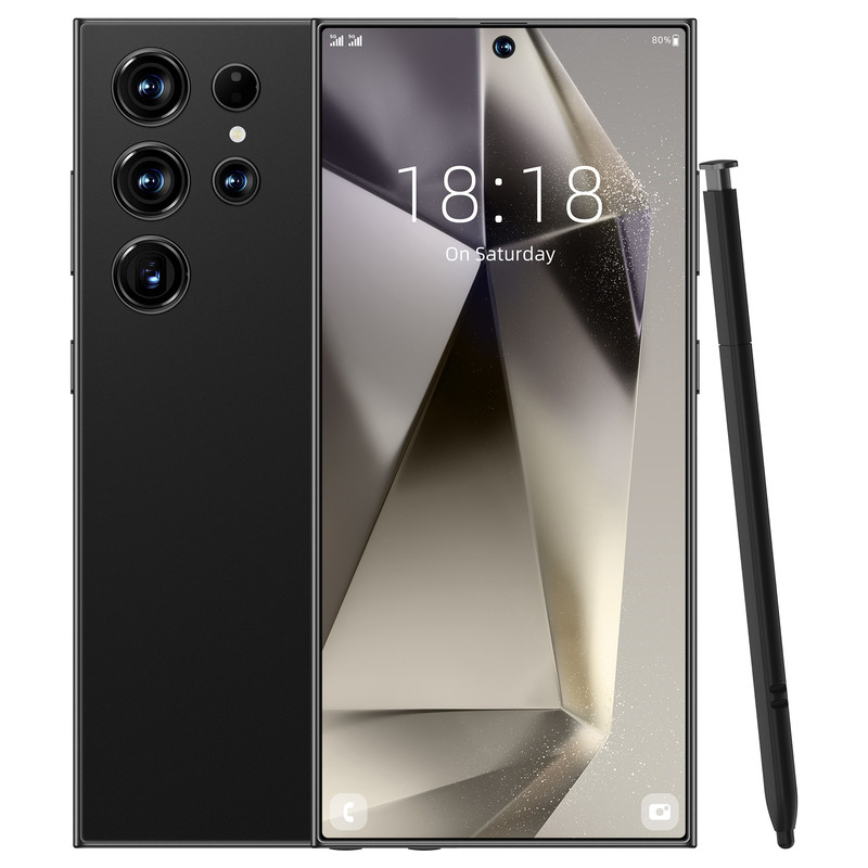 New S24 Ultra 5G Smartphone 7.3&Prime; Factory Unlocked Android Cellphones Dual SIM