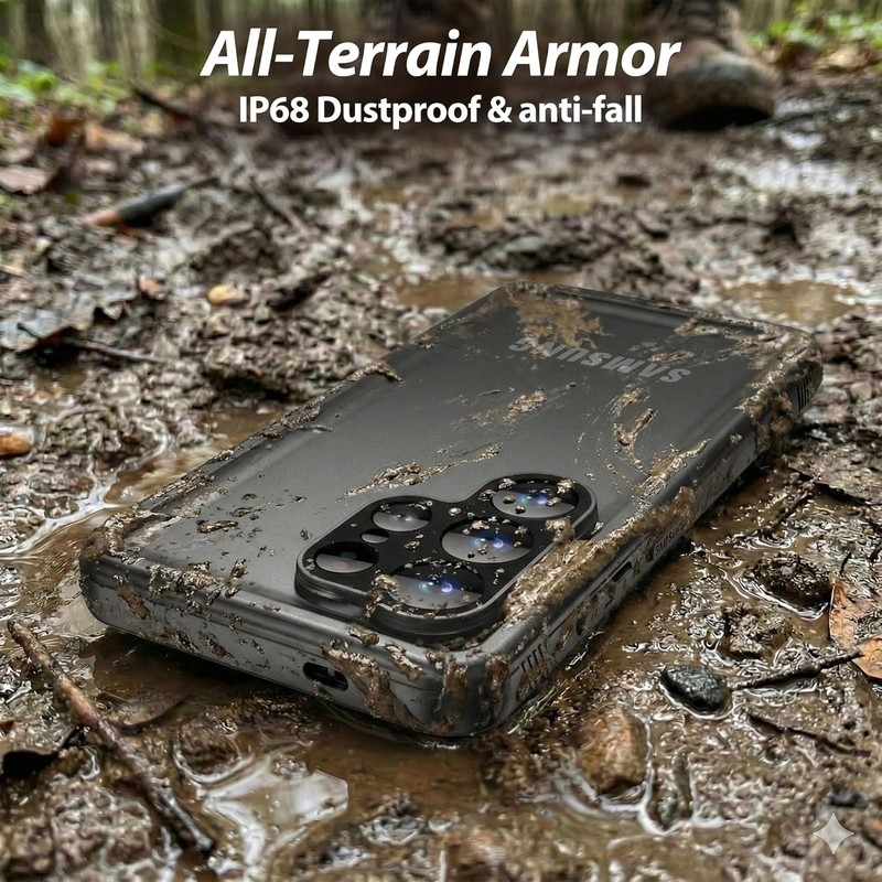 Samsung Galaxy S26 Ultra Case, IP68 Waterproof Dustproof Heavy Duty Protective C gallery