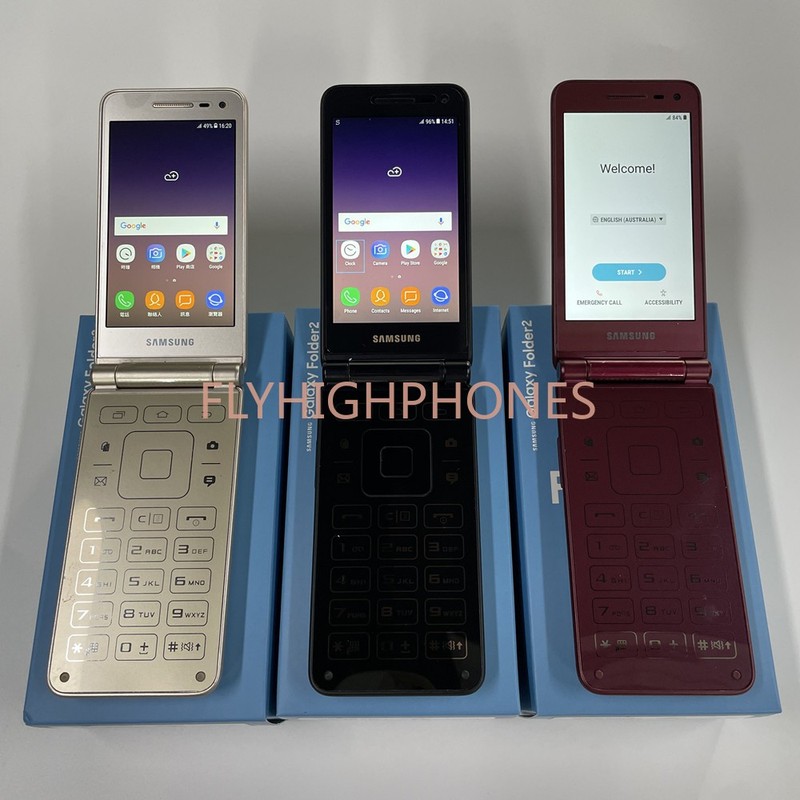 Samsung Galaxy Folder2 SM-G160N 16GB+2GB Flip Unlocked SmartPhone- New Unopened gallery