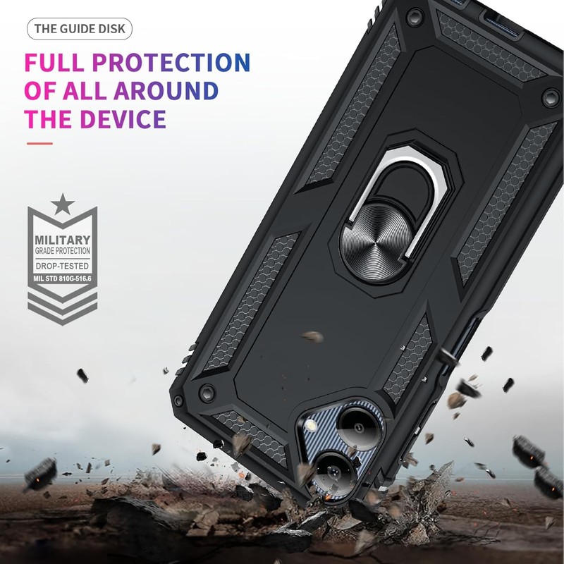Samsung Galaxy A06 Phone Case with Glass Screen Protector and Camera Lens Protec gallery