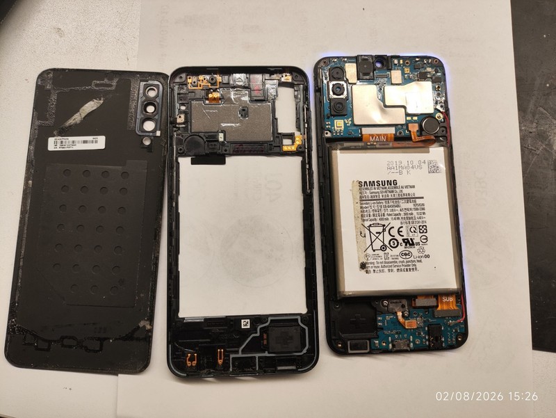 Samsung Galaxy A30s - 4/64Gb black, unlocked, for parts gallery