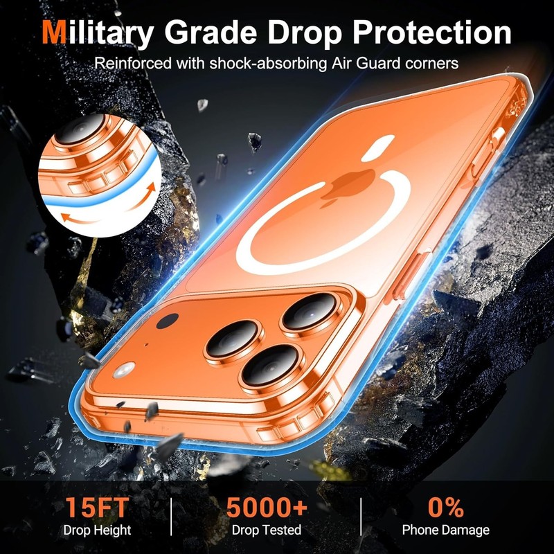 Magnetic for Iphone 17 Pro Max Case [Compatible with Magsafe] Translucent Matte gallery