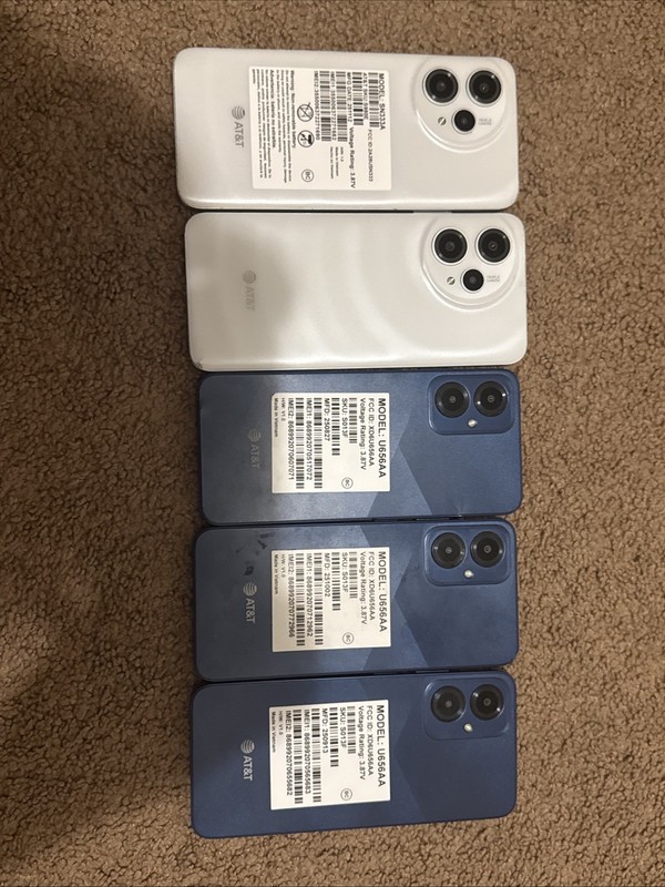 Lot of 5 Phones (ATT)