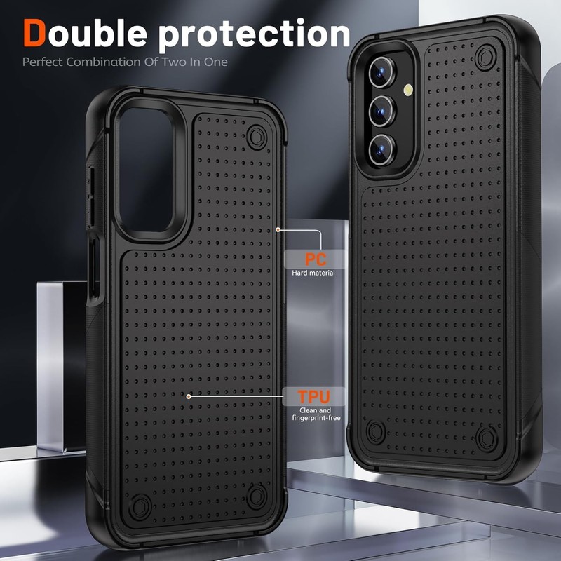 Designed for Samsung Galaxy A15 5G Case 2 in 1 Gift Heavy Duty Rugged Cover gallery