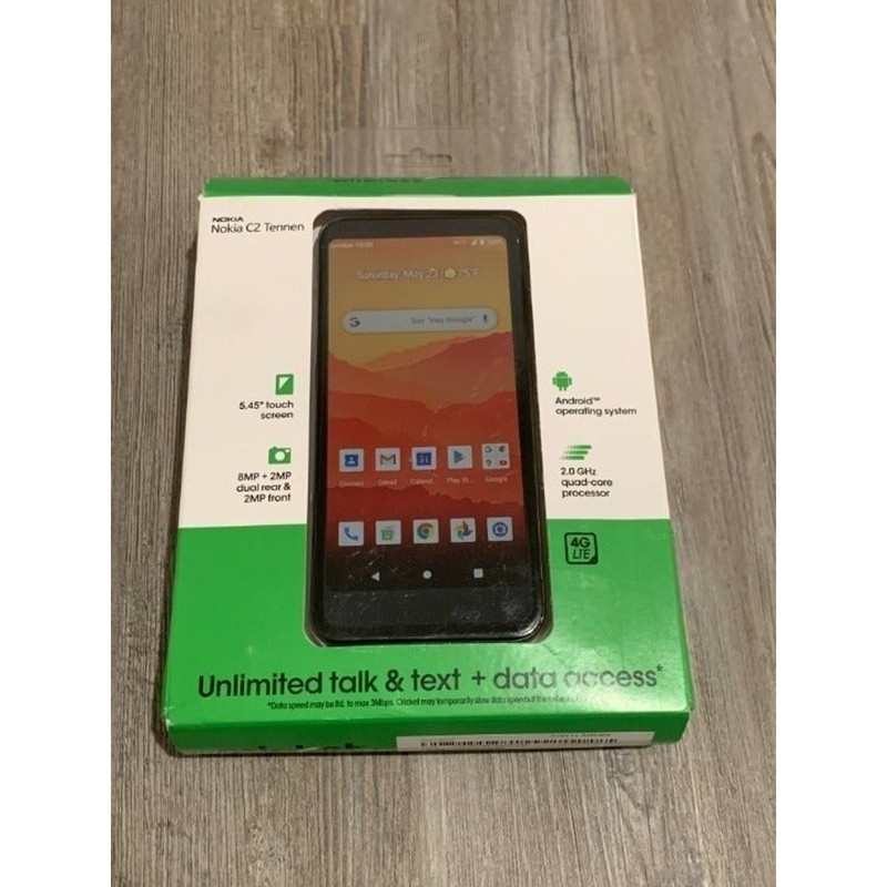 Cricket Prepaid Nokia C2 Tennen (32GB) – Steel