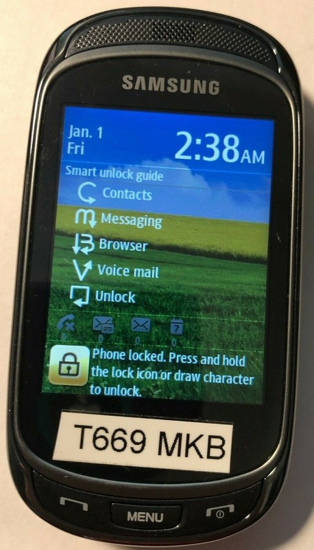 READ 1ST Samsung SGH T669 (T-Mobile) Black Cell Phone Fast Shipping Test!