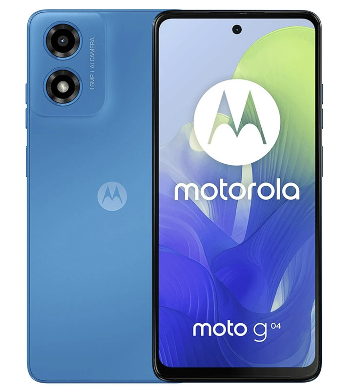 Motorola Moto G04 XT2421 128GB 4GB Factory UNLOCKED 6.56 16MP OPEN BOX blue US