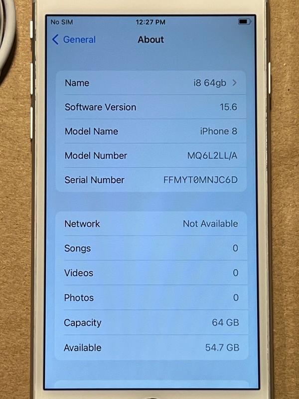 Apple iPhone 8 64GB Silver Smartphone Red (A1863) (CDMA + GSM) gallery
